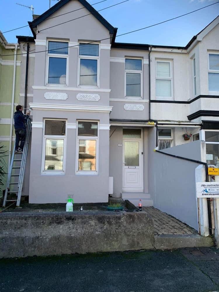 Completed roof replacement project in Perranporth