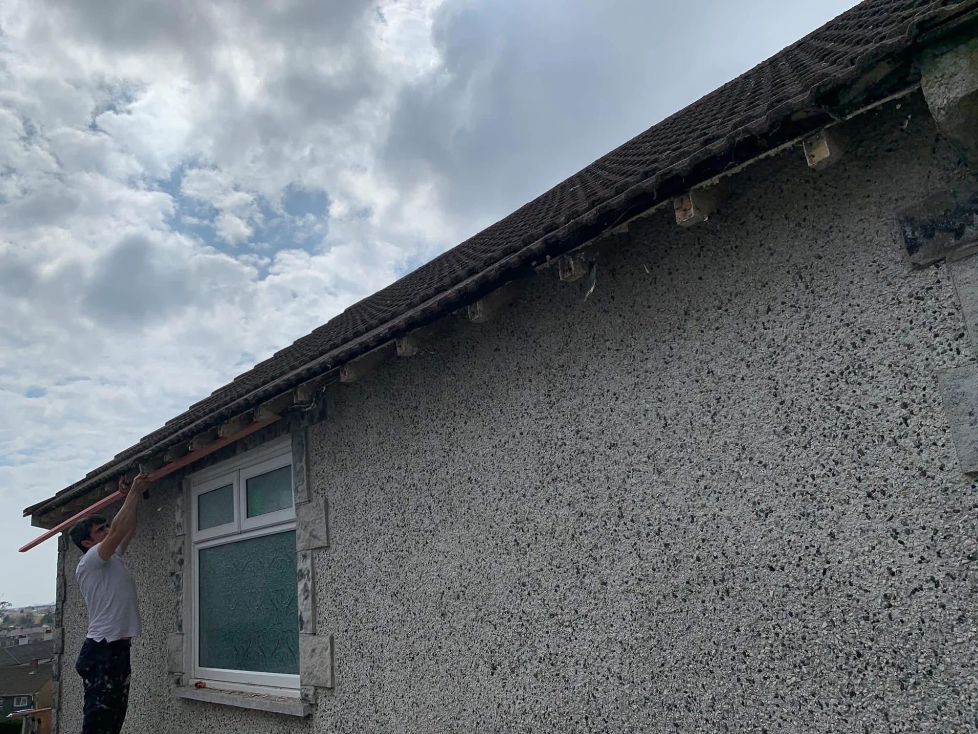 Storm damage roof repairs in Perranporth