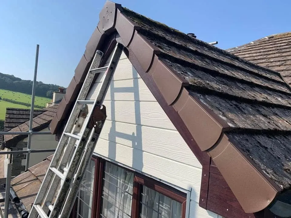 New fascias, bargeboards and guttering in Perranporth