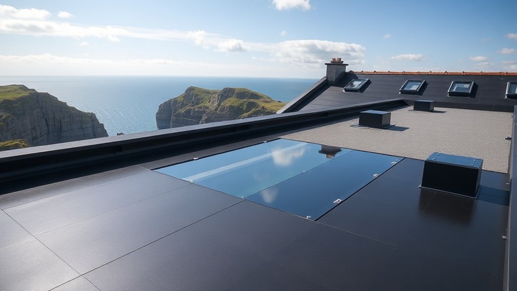 Flat roof installation in Perranporth